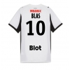 Camiseta Stade Rennais Ludovic Blas #10 Segunda Equipación Replica 2025-26 mangas cortas